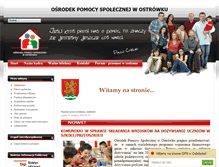 Tablet Screenshot of ops.ostrowek.pl